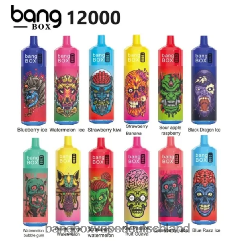 Bang Vape Deutschland - 6ZZLF837 Bang Box 12000 Hauche RGB-Licht Einweg