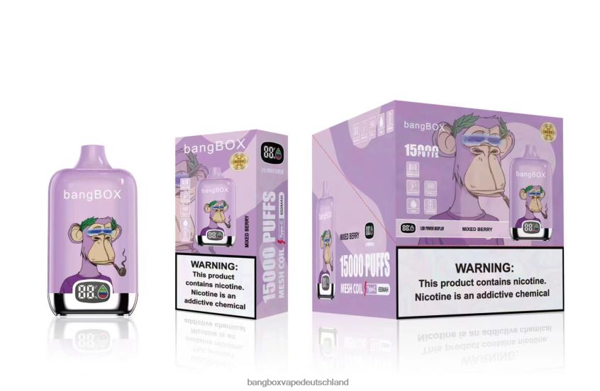 Bang Box Kaufen - 6ZZLF841 Bang Box 15000 Züge gemischte Beere