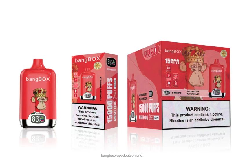 Bang Box Kaufen - 6ZZLF847 Bang Box 15000 Züge Erdbeerwassermelone
