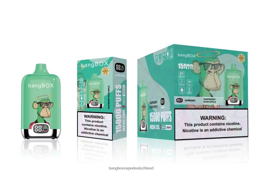 Bang Box Preis - 6ZZLF842 Bang Box 15000 Züge Himbeer-saurer Apfel