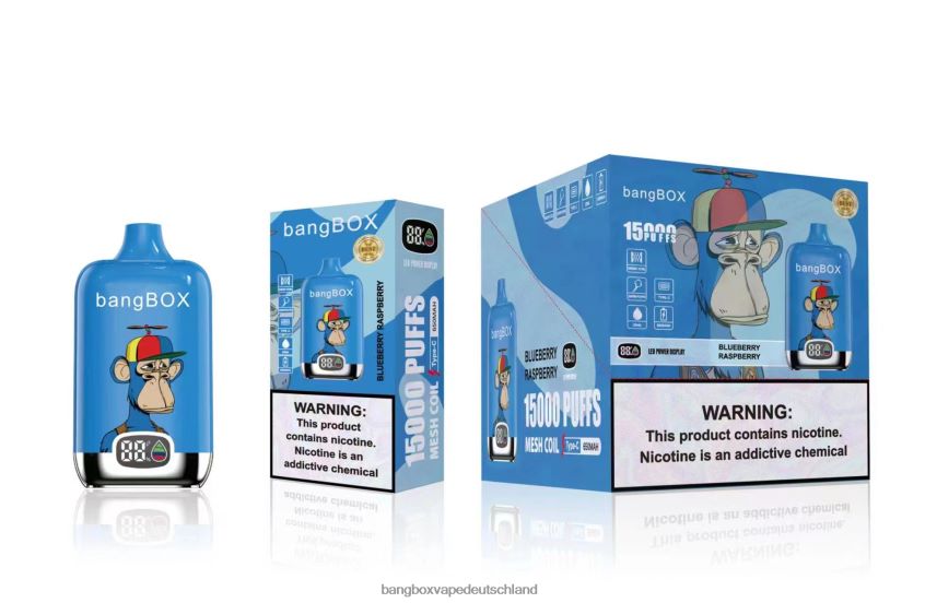 Bang Box Vape Kaufen - 6ZZLF846 Bang Box 15000 Züge Blaubeer-Himbeere