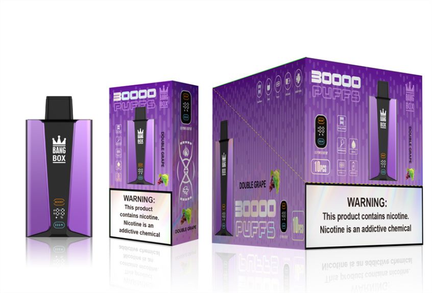 Bang Vape Deutschland - 6ZZLF885 Bang Box 30.000 Züge intelligenter Bildschirm doppelte Traube