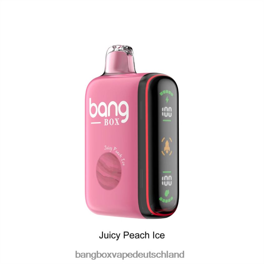 Bang Box Kaufen - 6ZZLF829 Bang Box 9000–18000 Züge, intelligente Leistungsanzeige saftiges Pfirsicheis