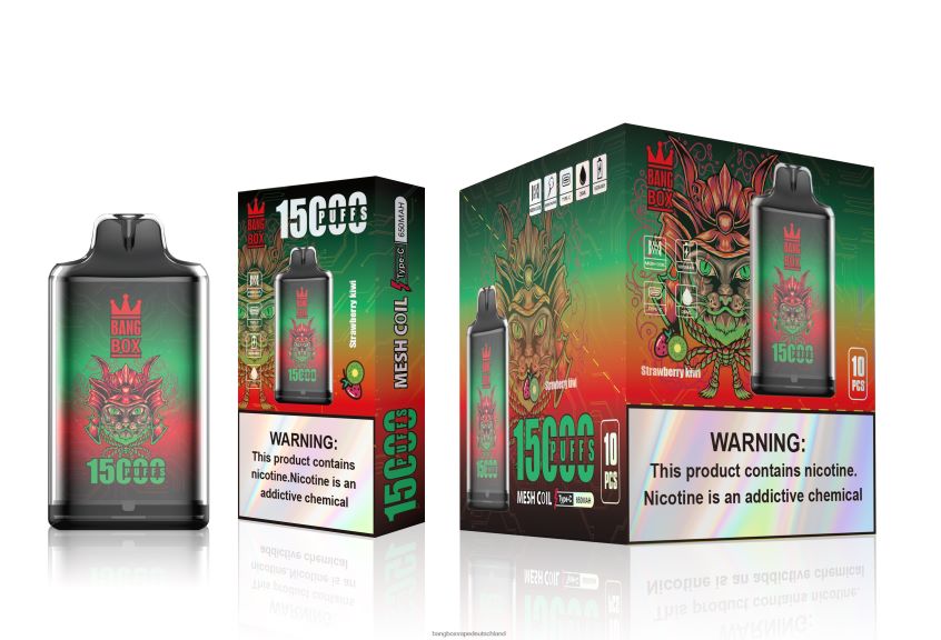 Bang Box Vape Kaufen - 6ZZLF8100 Bang Box s1-15000 Züge Erdbeer-Kiwi